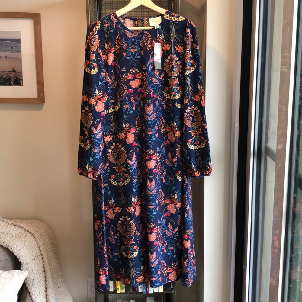 NWT Floral Midi Dress
